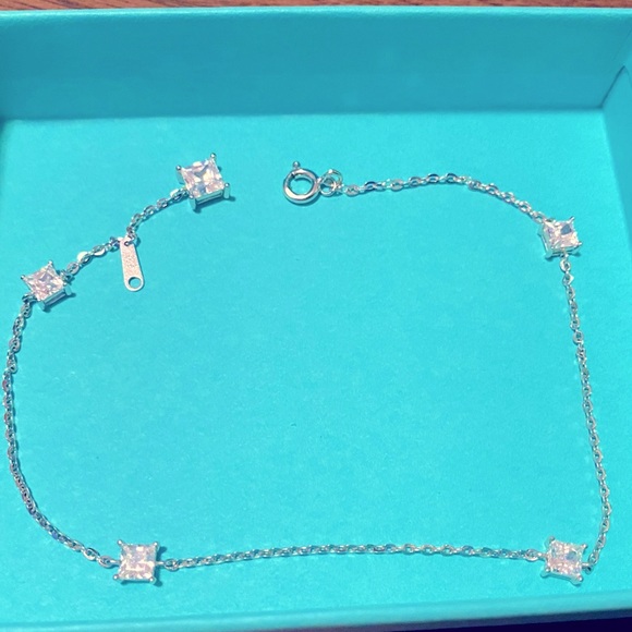 Jewelry - CZ 925 sterling anklet